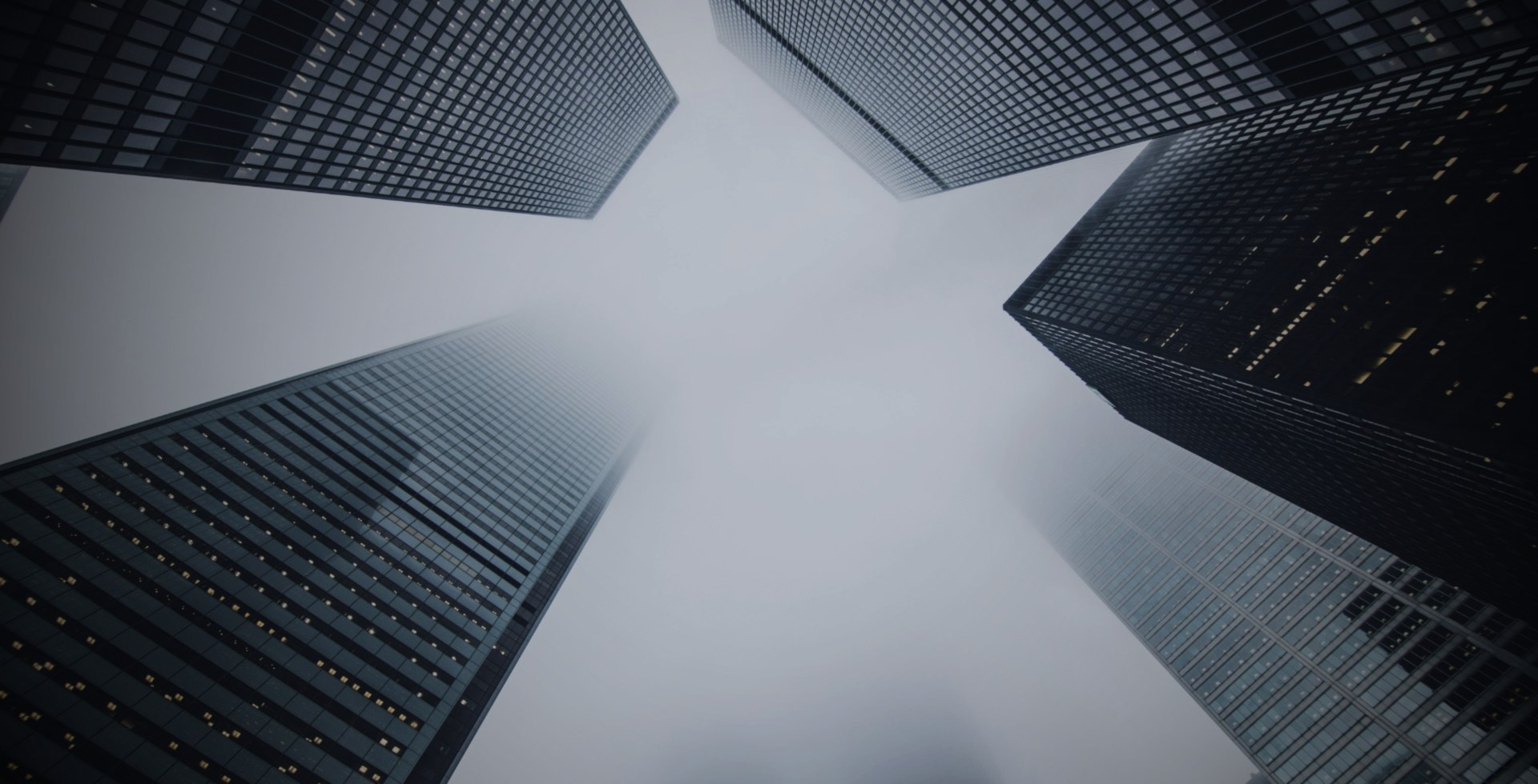 Modern business skyline